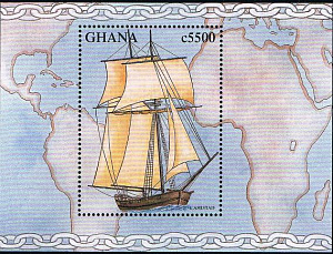 Гана, 1998, Парусники, Ла Амистад, Восстание, блок